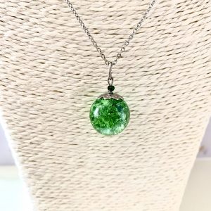 Collier "Cristalline" vert
